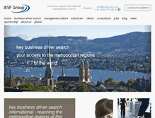 Tablet Screenshot of iesf.ch